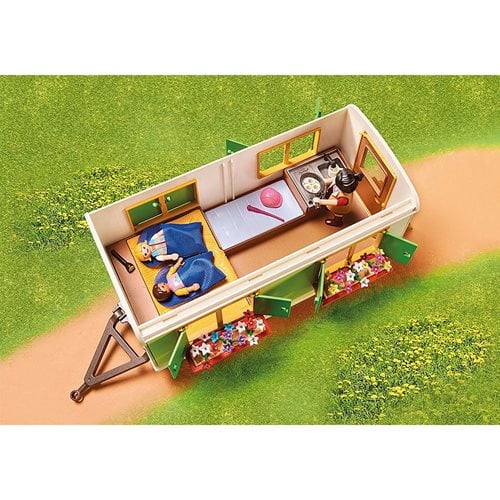 Playmobil 70510 Pony Shelter with Mobile Home