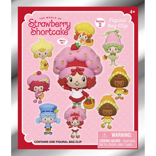 Strawberry Shortcake Series 2 3D Foam Bag Clip Display Case of 24