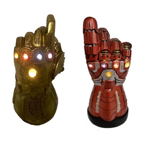 Marvel Infinity and Nano Gauntlet LED Desk Monument - San Diego Comic-Con 2020 Previews Exclusive