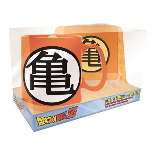 Dragon Ball Z Goku Symbols Mug and Coaster Gift Set