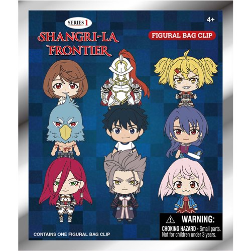 Shangri-La Frontier 3D Foam Bag Clip Random 6-Pack