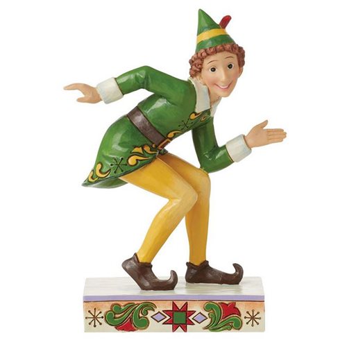 Elf Buddy the Elf in Crouch Pose by Jim Shore Statue