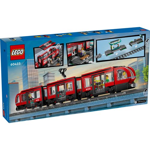 LEGO City 60423 Downtown Streetcar and Station