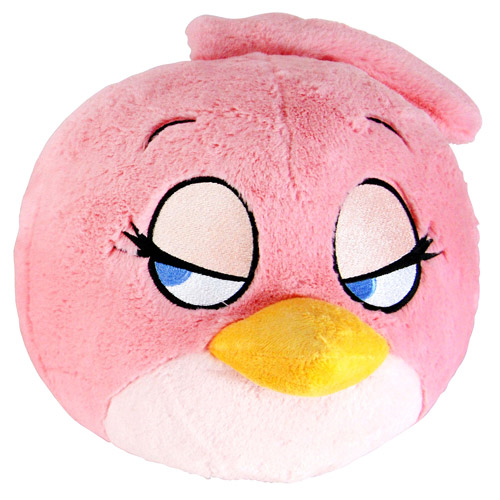 angry birds pink bird plush