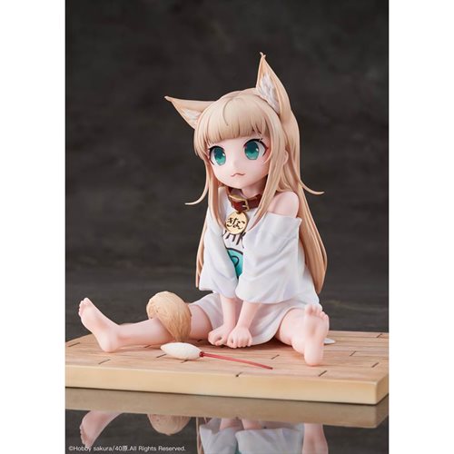 My Cat is a Kawaii Girl Kinako Sitting Fish Version Limited Edition 1:6 Scale Statue
