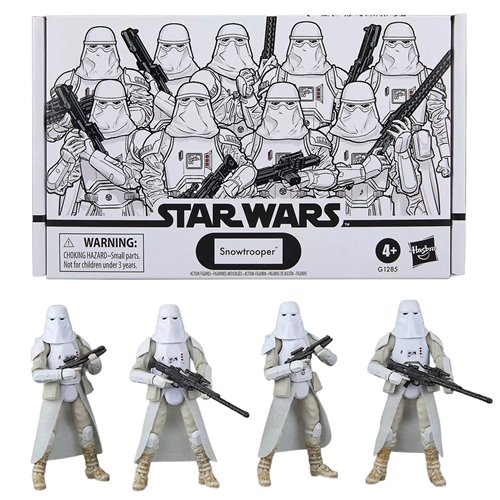 Star Wars The Vintage Collection Snowtrooper 3 3/4-Inch Action Figures 4-Pack