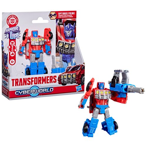 Transformers Cyberworld Offroad Optimus Prime Cyber Changers 4-Inch Action Figure