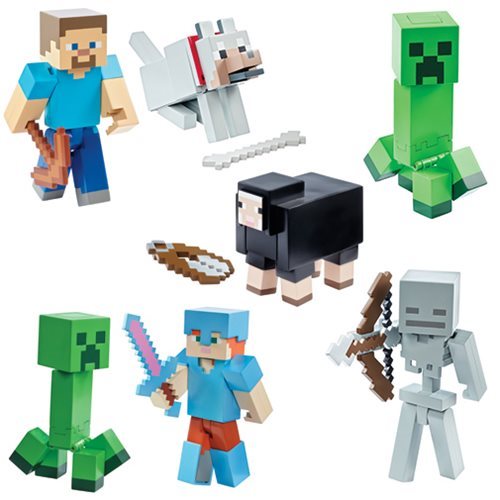 Minecraft - 1 Minifigura surpresa (vários modelos), MISC ACTION FIGURES
