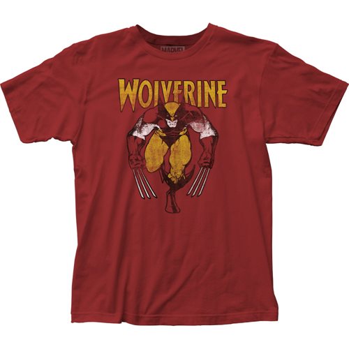Wolverine on Red T-Shirt