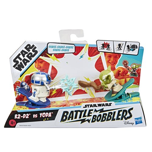 Star Wars Battle Bobblers Showdowns R2-D2 vs. Yoda Bobble Heads