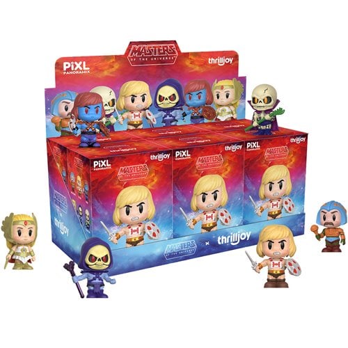 Masters of the Universe Panoramix Blind Box PIXL Mini-Figure Display Case of 6