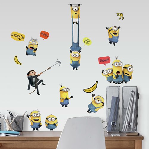 Minions: The Rise of Gru Peel and Stick Wall Decals
