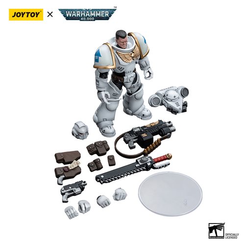 Joy Toy Warhammer 40,000 Space Marines White Consuls Intercessors 1 1:18 Scale Action Figure