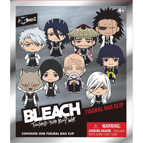 Bleach: Thousand-Year Blood War Series 2 3D Foam Bag Clip Random 6-Pack