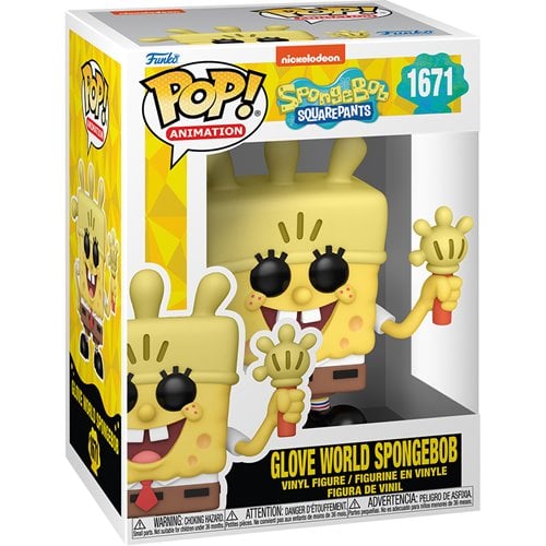 SpongeBob SquarePants 25th Anniversary SpongeBob with Glove Light Funko Pop! Vinyl Figure