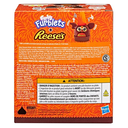 Furby Furblets REESE'S Peanut Butter Cup Mini 3-Inch Plush