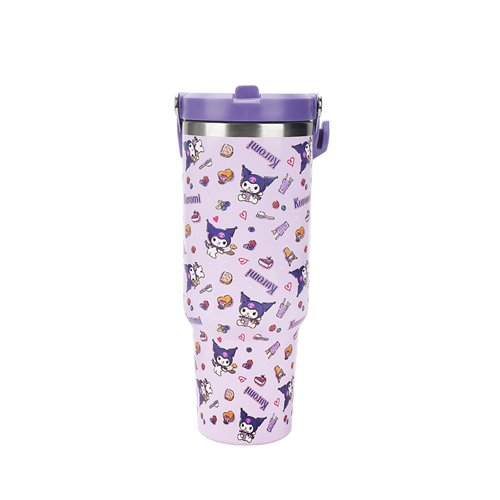Kuromi All Over Print 40 oz. Stainless Steel Tumbler with Handle