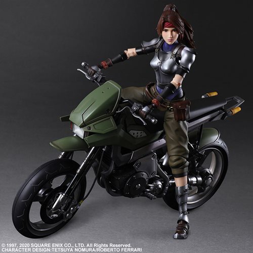Final Fantasy VII Remake Jesse and Motorcycle Play Arts Kai Set