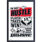 Monopoly The Daily Hustle Framed Art Print