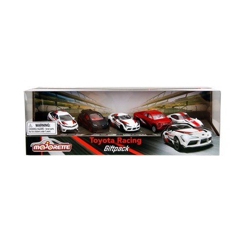 Majorette Toyota Racing 1:64 Scale Die-Cast Metal Vehicle 5-Pack