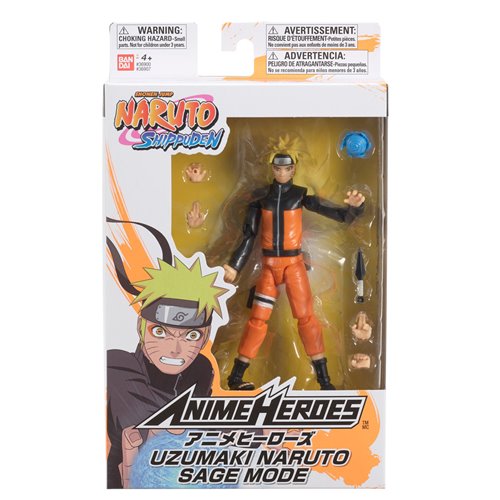 Naruto Anime Heroes Action Figure Wave 1 Case of 6
