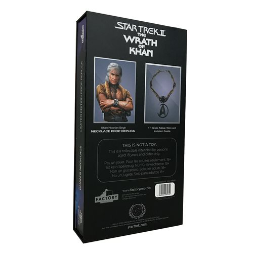 Star Trek II: The Wrath of Khan Khan's Necklace Limited Edition Prop Replica