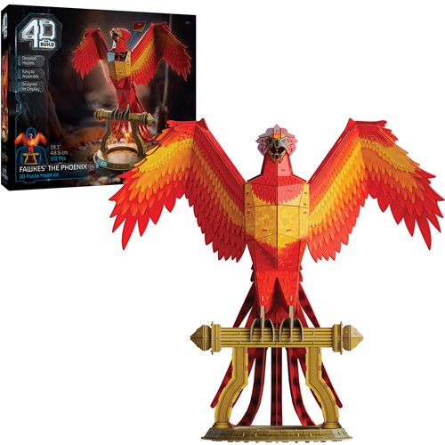 Harry Potter 4D Build Fawkes the Phoenix 3D Puzzle Model Kit