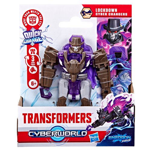 Transformers Cyberworld Lockdown Cyber Changers Energon Surge