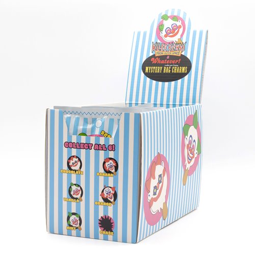 Killer Klowns From Outer Space Blind-Box Vinyl Popsicle Head Scented Bag Charm Display of 12