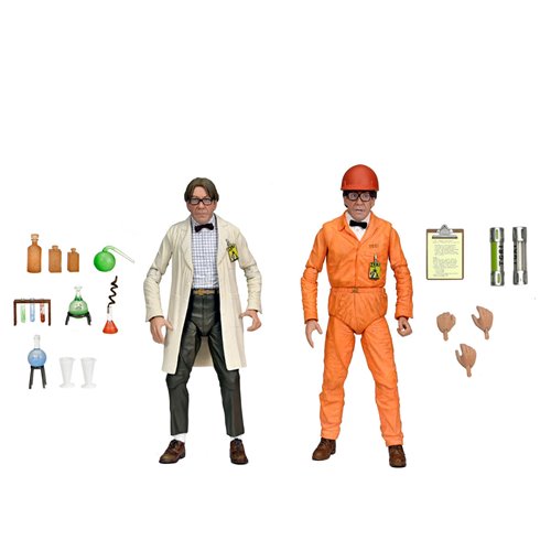Teenage Mutant Ninja Turtles 2: Secret of the Ooze Lab Coat and Hazmat Suit Professor Perry 7-Inch F