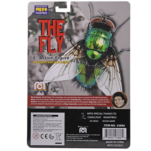 The Flocked Fly Mego 8-Inch Action Figure