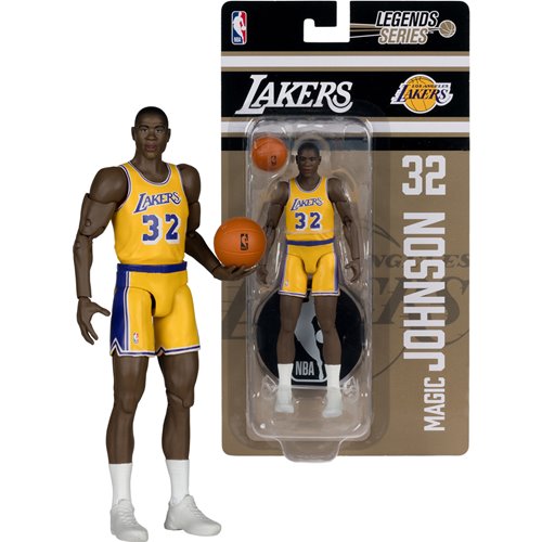 NBA McFarlane's SportsPicks Legends Series Magic Johnson Los Angeles Lakers 6-Inch Action Figure