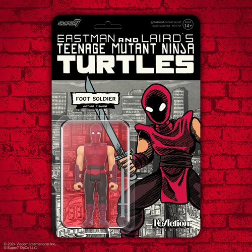 Teenage Mutant Ninja Turtles Foot Soldier (Comic Color) 3 3/4-Inch ReAction Figure