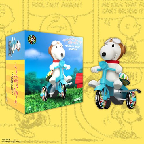 Peanuts Snoopy Flying Ace Super Cycles Vinyl Figure