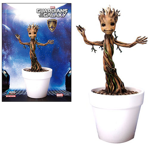 Guardians of the Galaxy Baby Groot 7-Inch Action Hero Vignette Pre-Assembled Model Kit