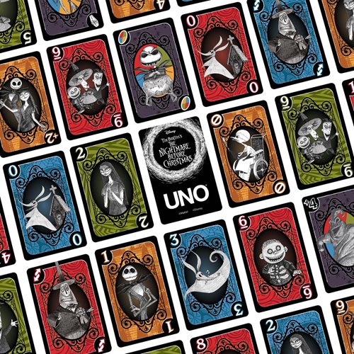 UNO Fandom Tim Burton's The Nightmare Before Christmas Card Game