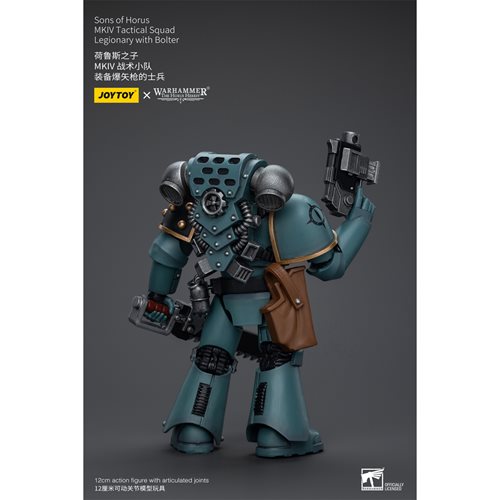 Joy Toy Warhammer 40,000 Sons of Horus MKIV Tactical Squad Legionary with Bolter 1:18 Scale Action F