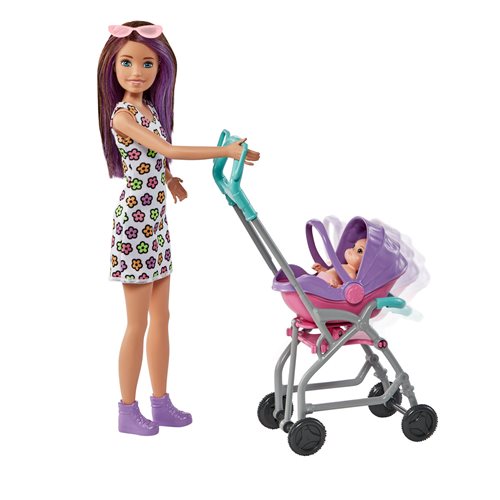 Barbie Skipper Babysitters Inc. Rocking Stroller Playset