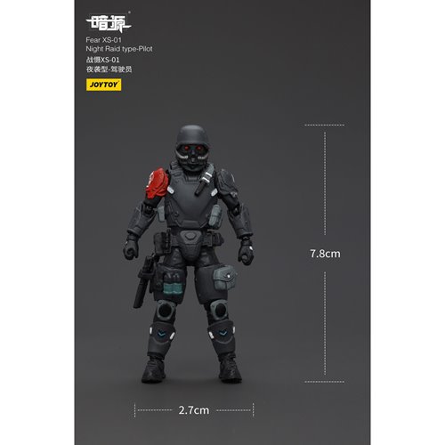 Joy Toy Battle for the Stars Fear XS-01 Night Raid Type Pilot Action Figure
