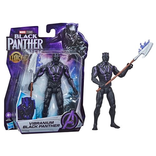 Black Panther Marvel Studios Legacy Collection Vibranium Black Panther 6-Inch Action Figure