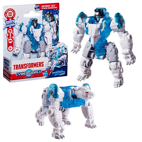 Transformers Cyberworld Autobot Jazz Cyber Changers Energon Surge