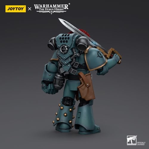 Joy Toy Warhammer 40,000 Sons of Horus MKIV Tactical Squad Sergeant with Power Fist 1:18 Scale Actio