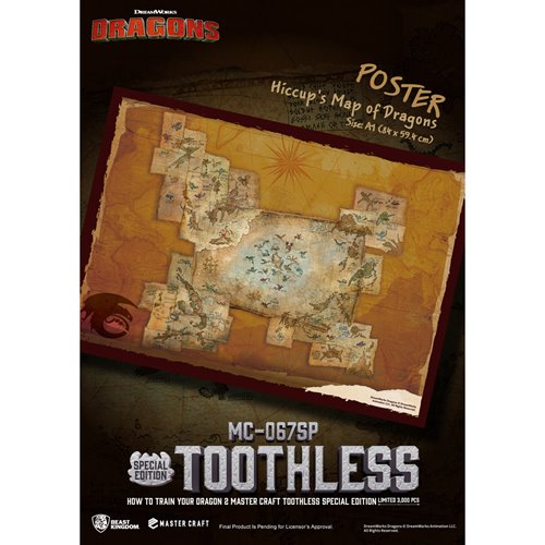 How to Train Your Dragon 2 Toothless MC-067SP Master Craft Statue