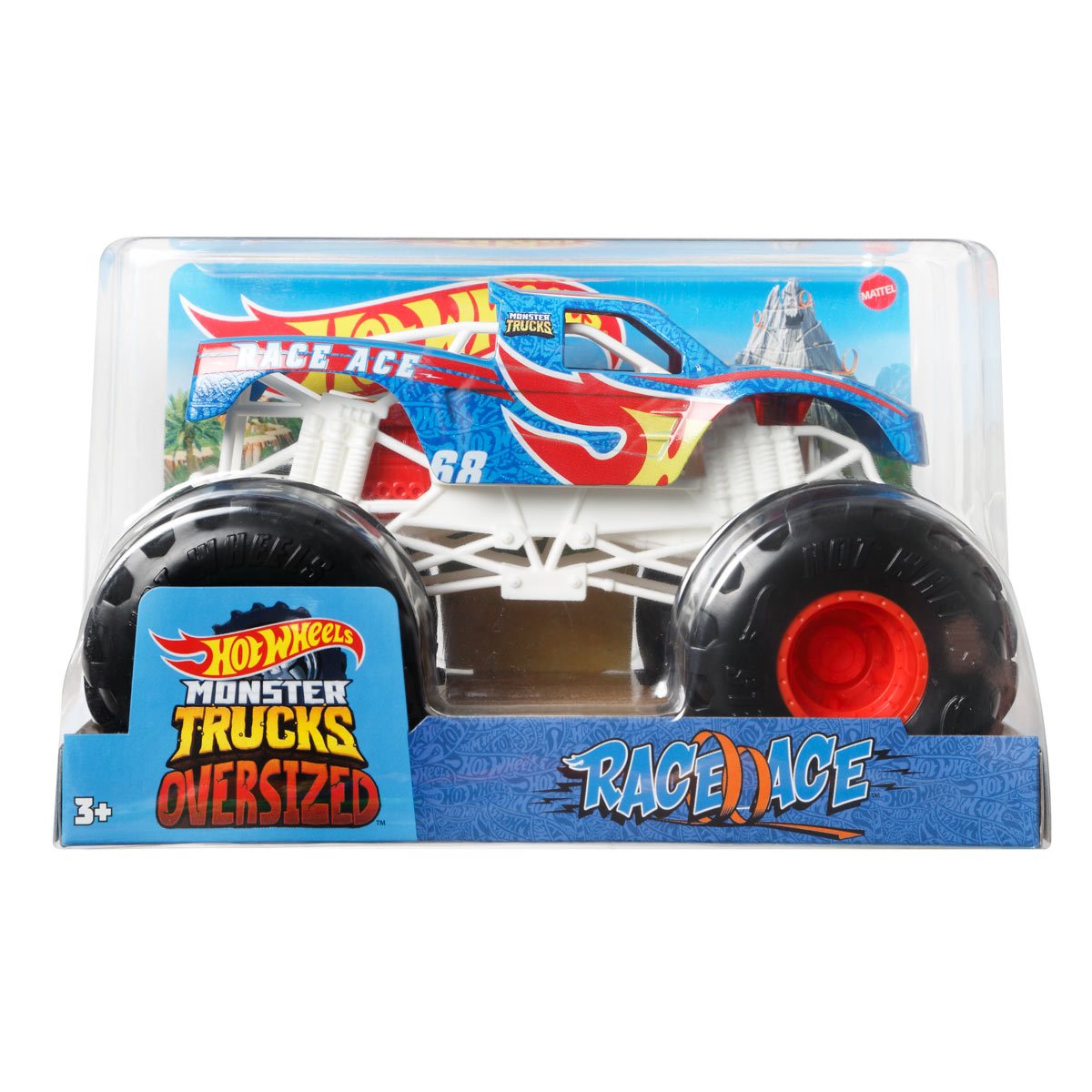 Hot Wheels Monster Trucks 1:24 Scale 2023 Mix 6 Vehicle Case of 4