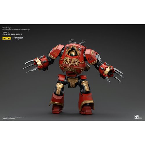 Joy Toy Warhammer The Horus Heresy Blood Angels Contemptor Incaendius Dreadnought 1:18 Scale Action