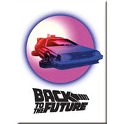Back To The Future Circle Flat Magnet