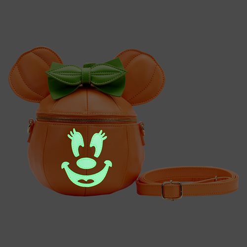 Minnie Mouse Pumpkin Minnie Glow-in-the-Dark Crossbody Purse