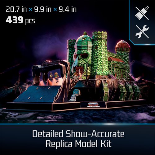 Masters of the Universe 4D Build Castle Grayskull 3D Puzzle Model Kit