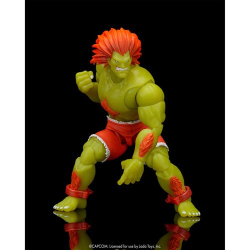 Ultra Street Fighter II Blanka Glow-in-the-Dark 6-Inch Scale Action Figure - Entertainment Earth Exc