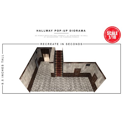 Hallway Pop-Up 1:18 Scale Diorama